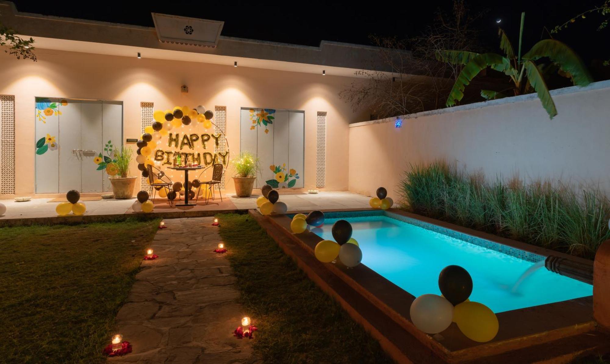 Parijat Private Pool Villa 1, 2 And 3 Bhk Udaipur Eksteriør billede